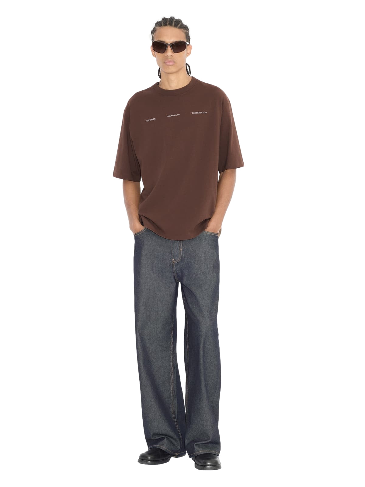 Holzweiler Ranger National Tee T-shirt Brun