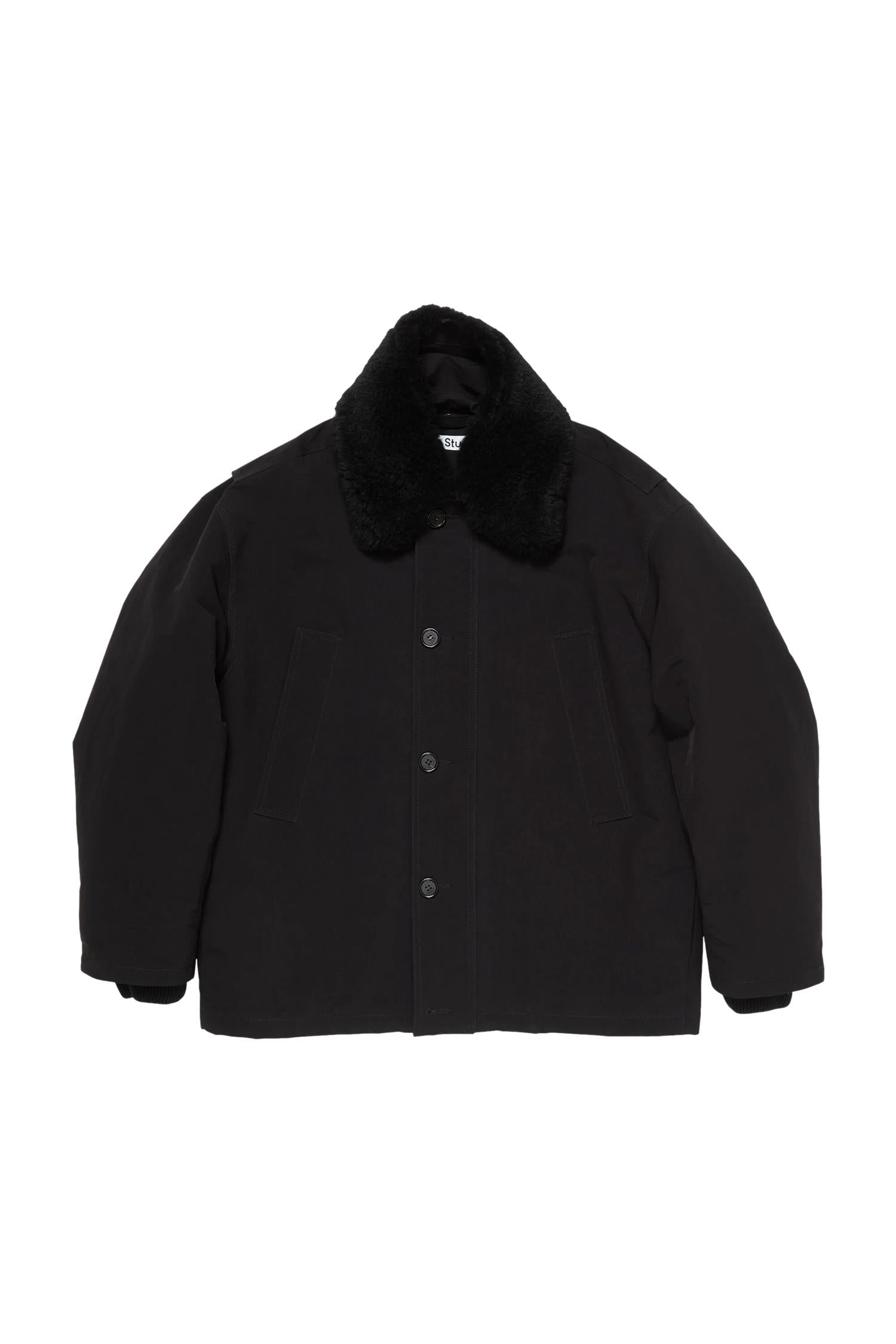 Acne Nylon Jacket Jakke Sort
