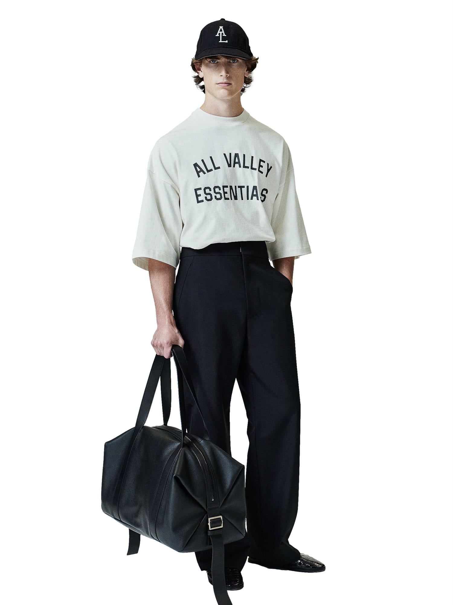 Fear of God Essentials Merch Tee T-shirt Hvit