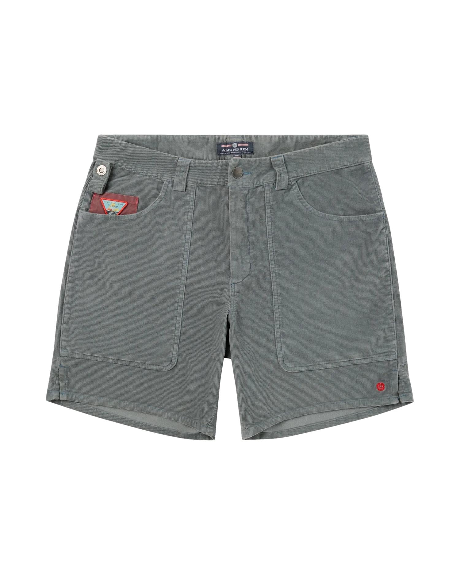Amundsen 7Incher Concord G.Dyed Shorts Mens Shorts Gråblå