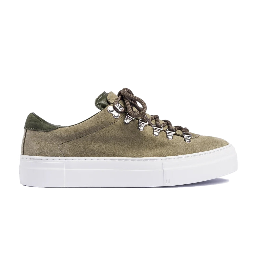 Diemme Marostica Low Platform Olive Suede Sko Oliven