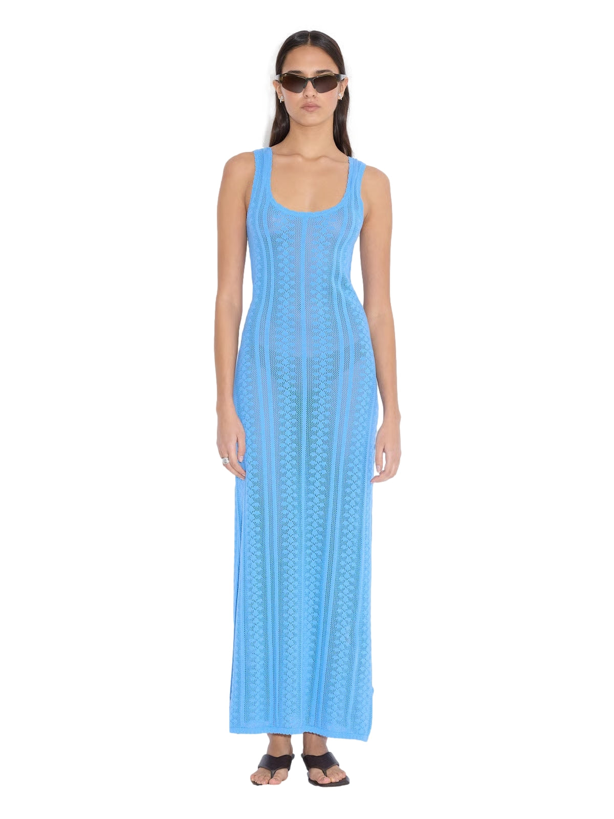 Holzweiler Tine Crochet Dress Kjole Blå