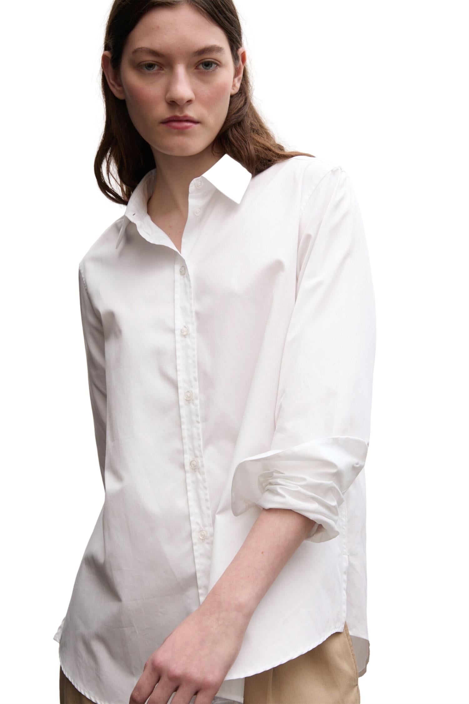 Julie Josephine A-Line Shirt Skjorte Hvit - modostore.no