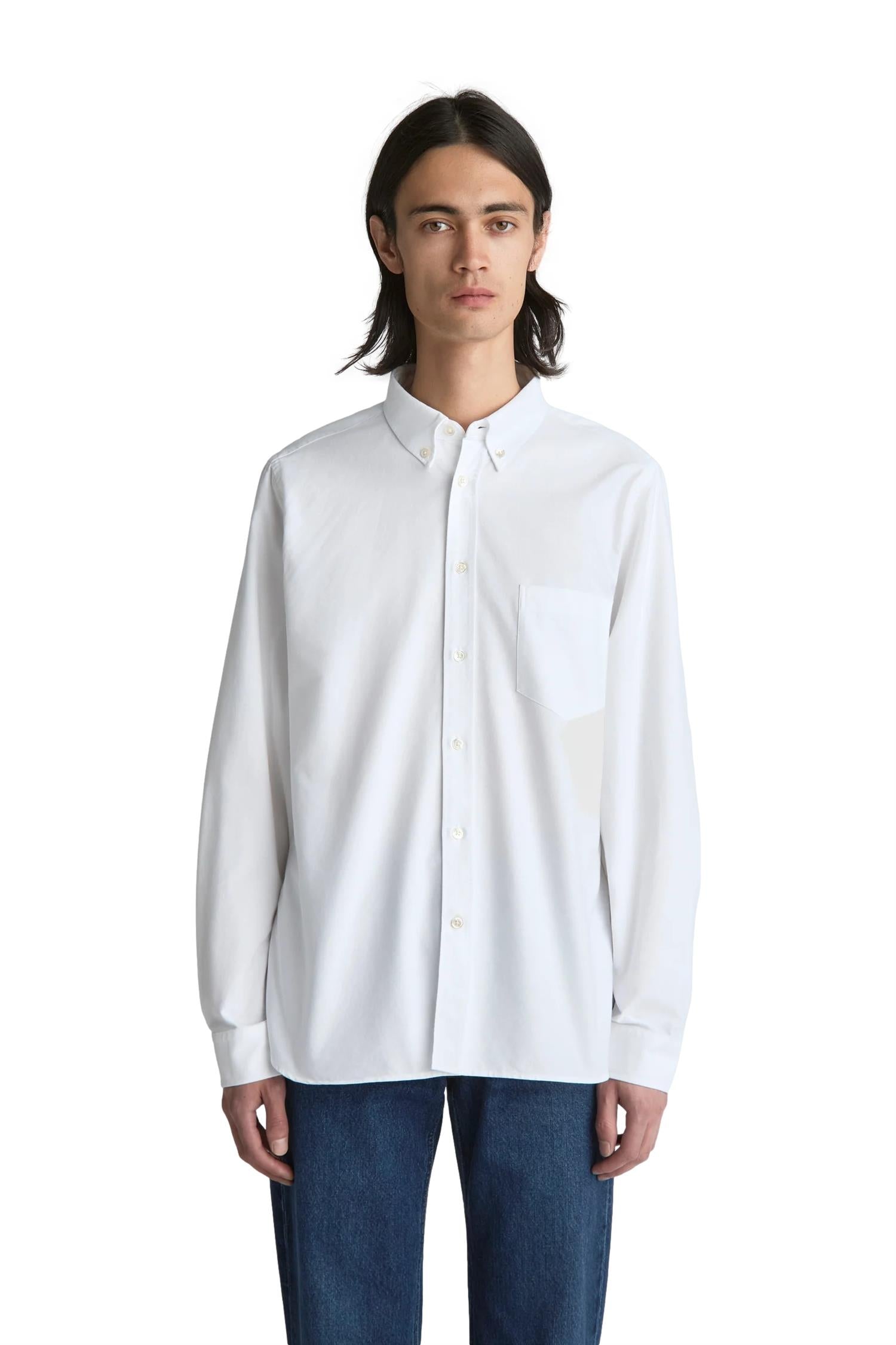 Livid Initial Skjorte Hvit - modostore.no