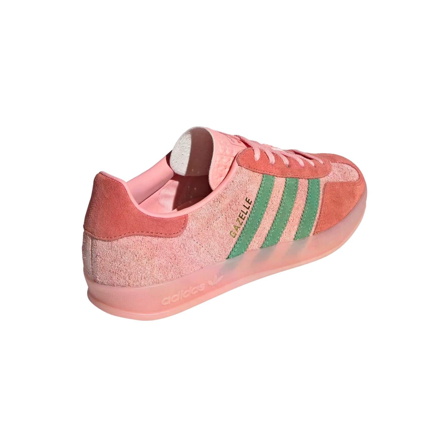 Adidas Gazelle Indoor W Sko Rosa Og Grønn - modostore.no