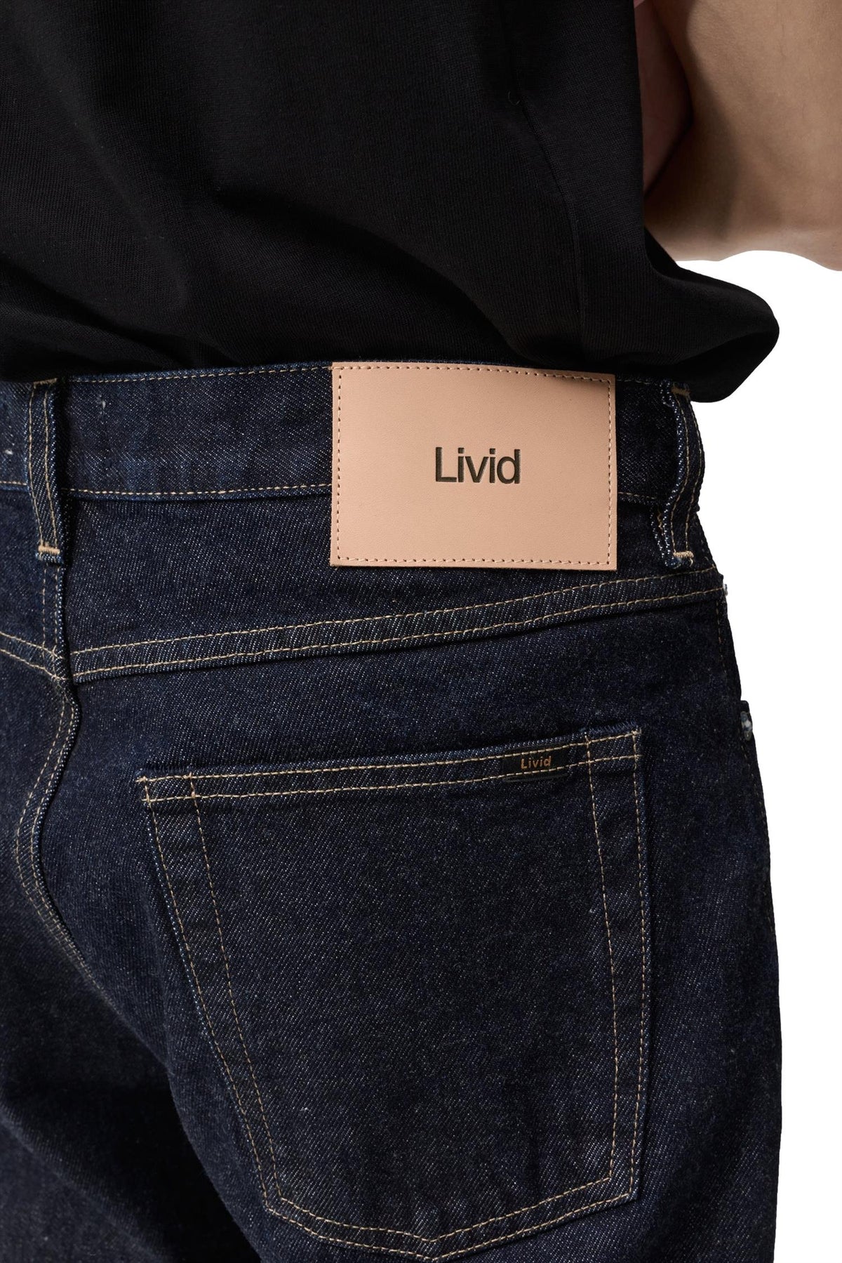 Livid Fuller Japan Indigo Rinse Jeans Mørkeblå