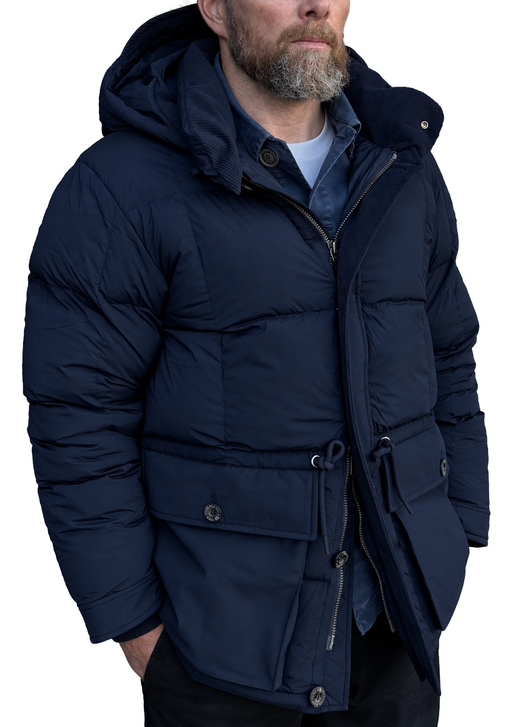 AYEN Himalayan Heritage Down Jacket Jakke Navy