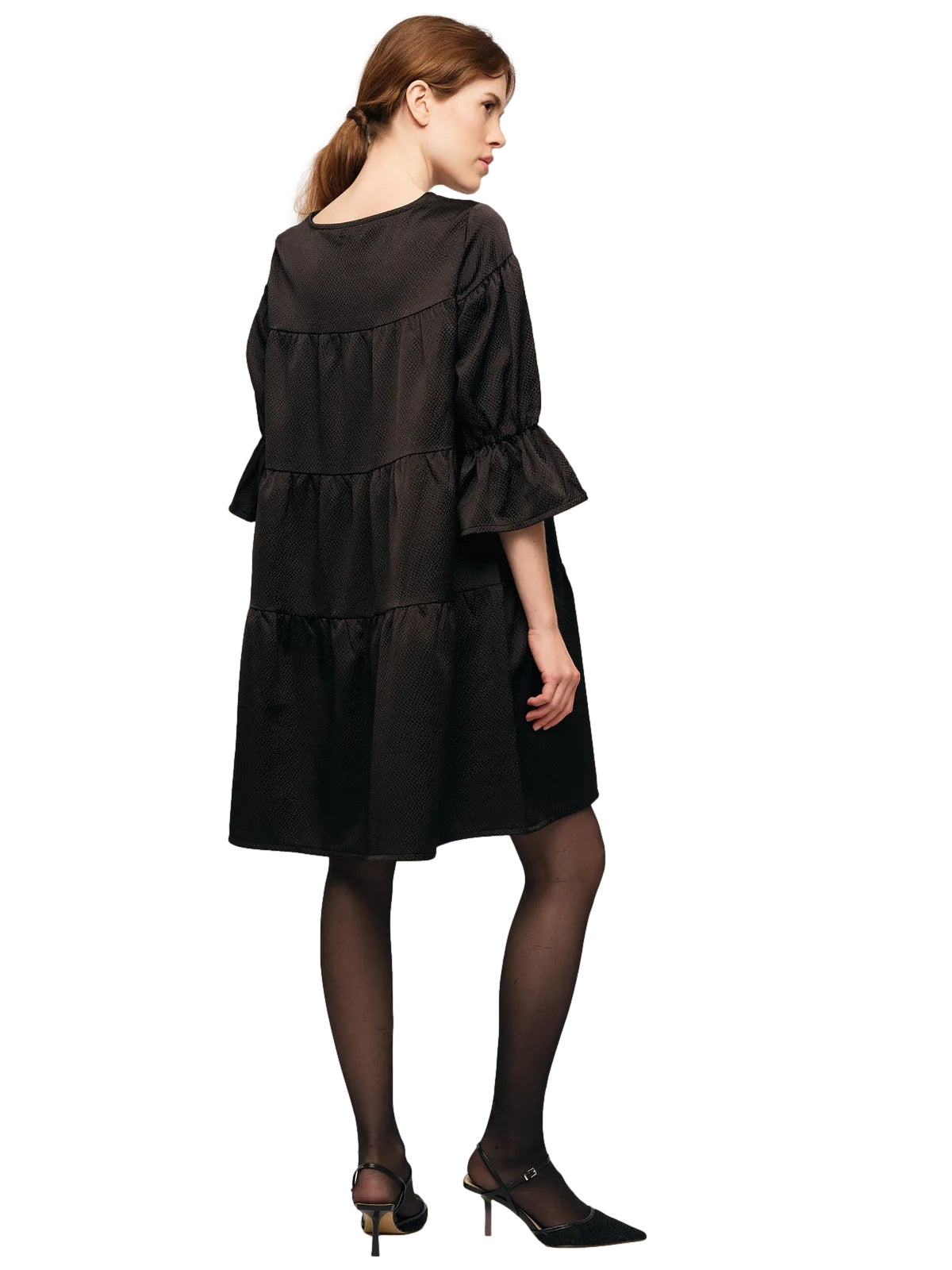 Once Untold Vesta Dress Kjole Sort - modostore.no