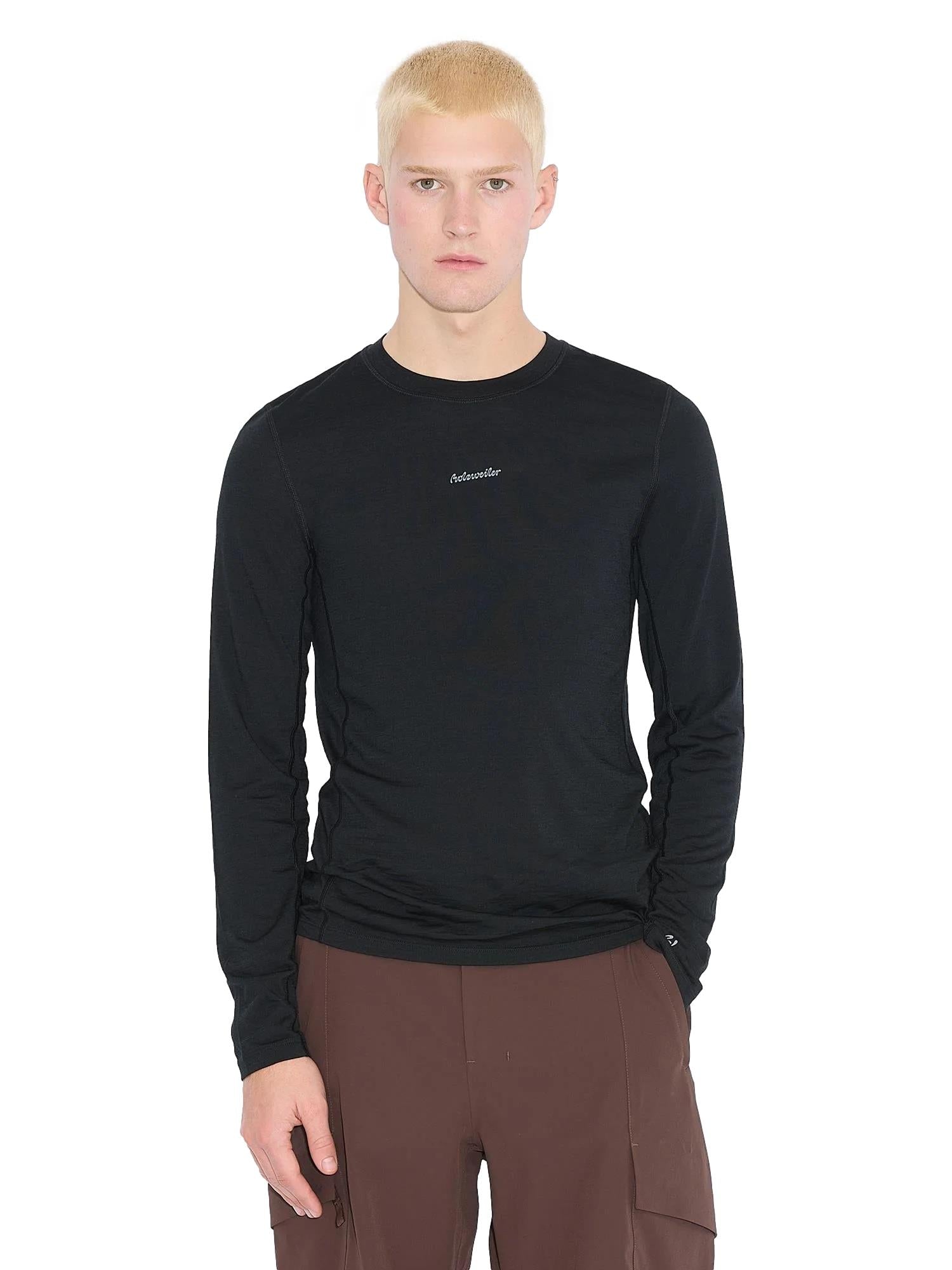 Holzweiler M Tryvann Top Ullundertøy Sort - modostore.no