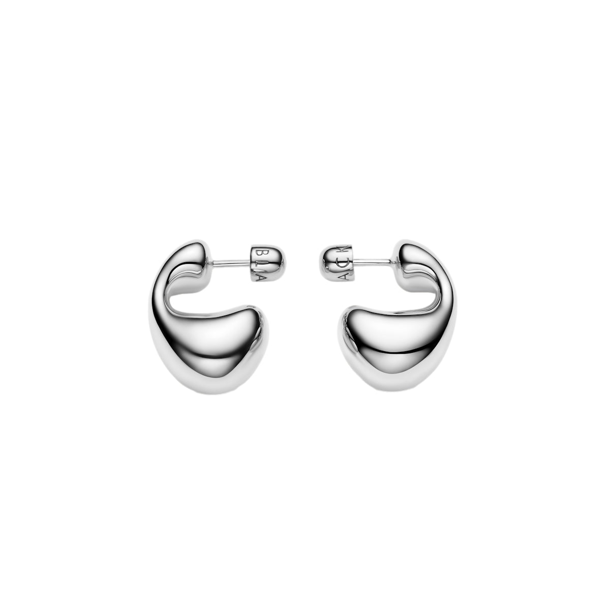 Maria Black Dolphin Earrings Small Pair Øredobber Sølv - modostore.no