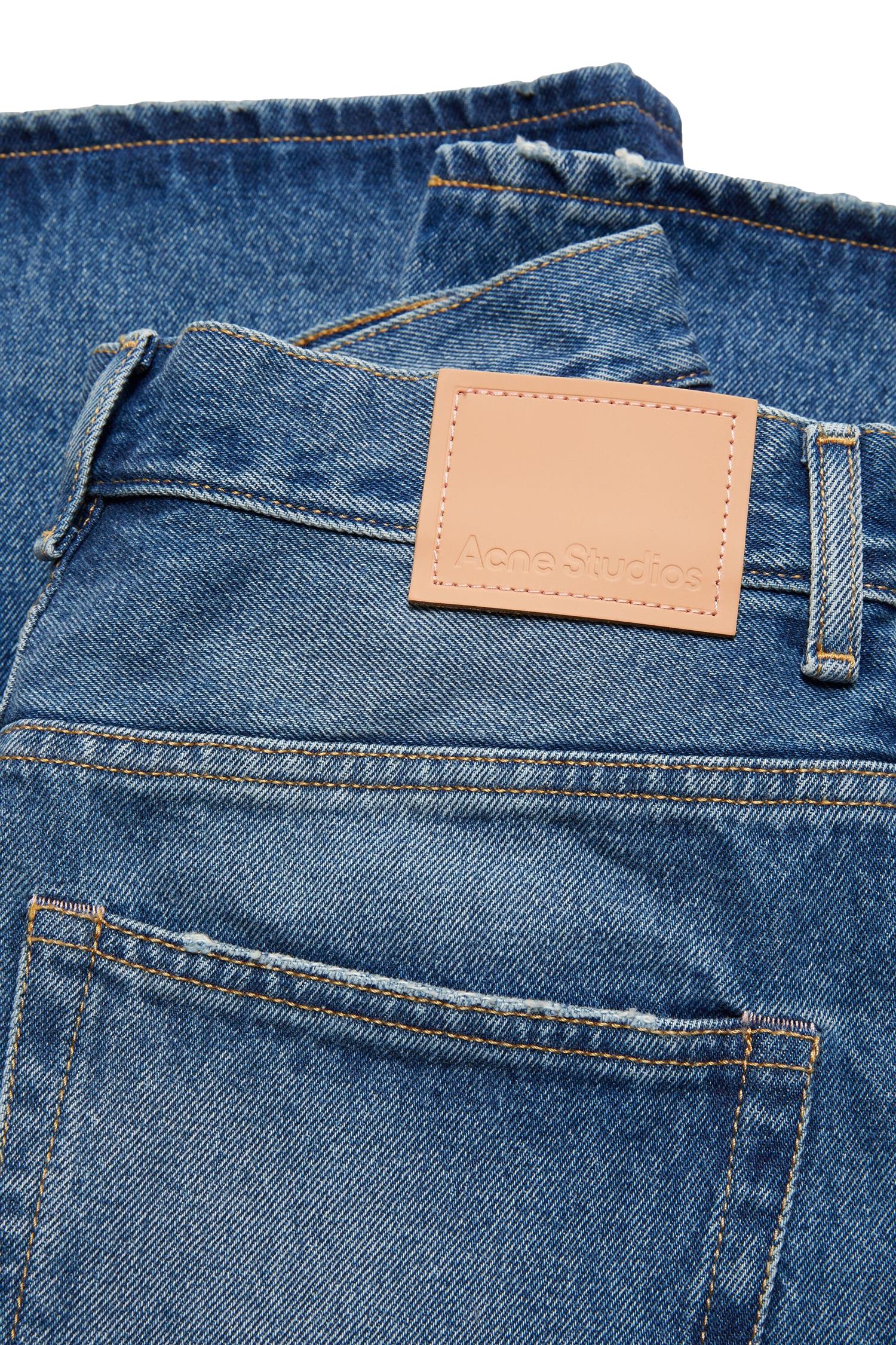 Acne Regular Fit Jeans - 2022F Jeans Blå - modostore.no