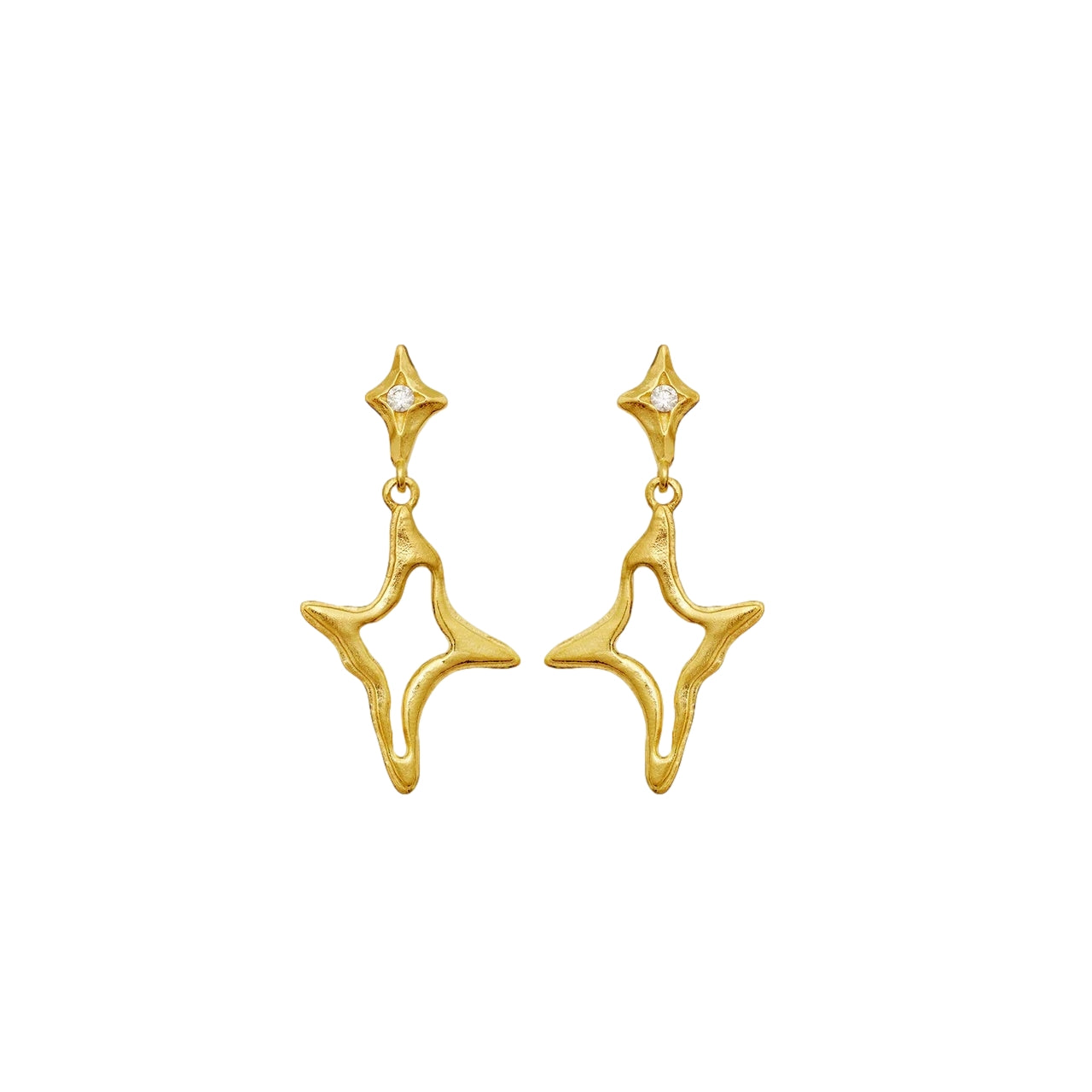 Maanesten Roxy Earrings Øredobber Gull
