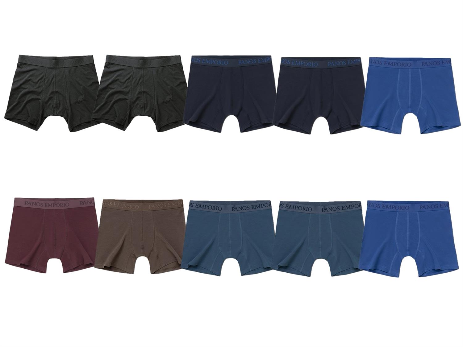 Panos Emporio 10pk Base Bamboo Boxer Boxershorts Multi
