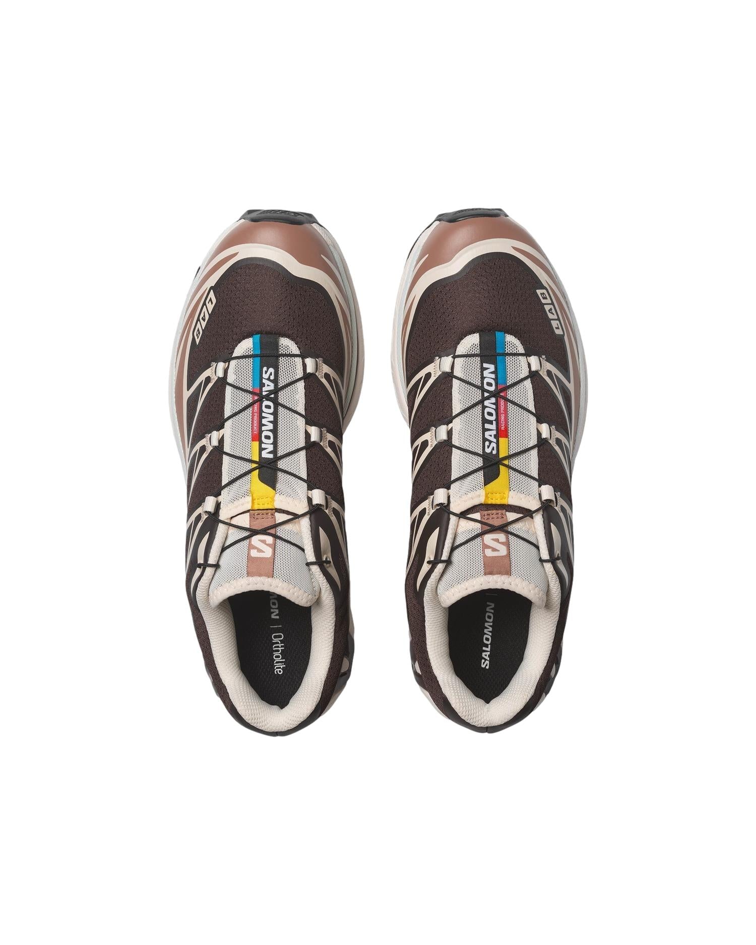 Salomon XT-6 Black Coffee/Burro/Bitter Chocolate Sko Brun