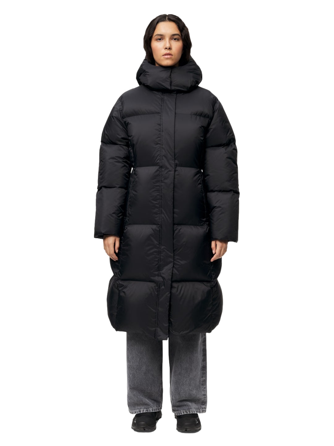 Blæst Aura Lightweight Down Coat Black Jakke Sort