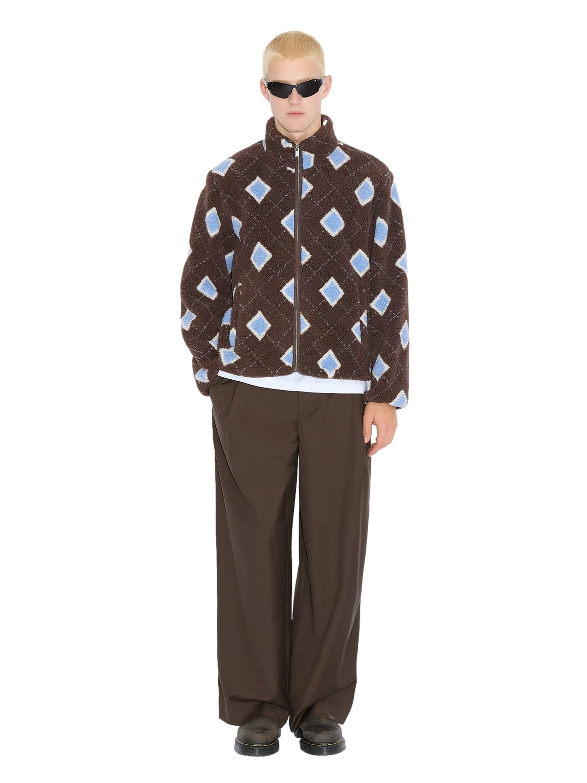 Holzweiler Fossekall Fleece Jacket Jakke Brun Mønster