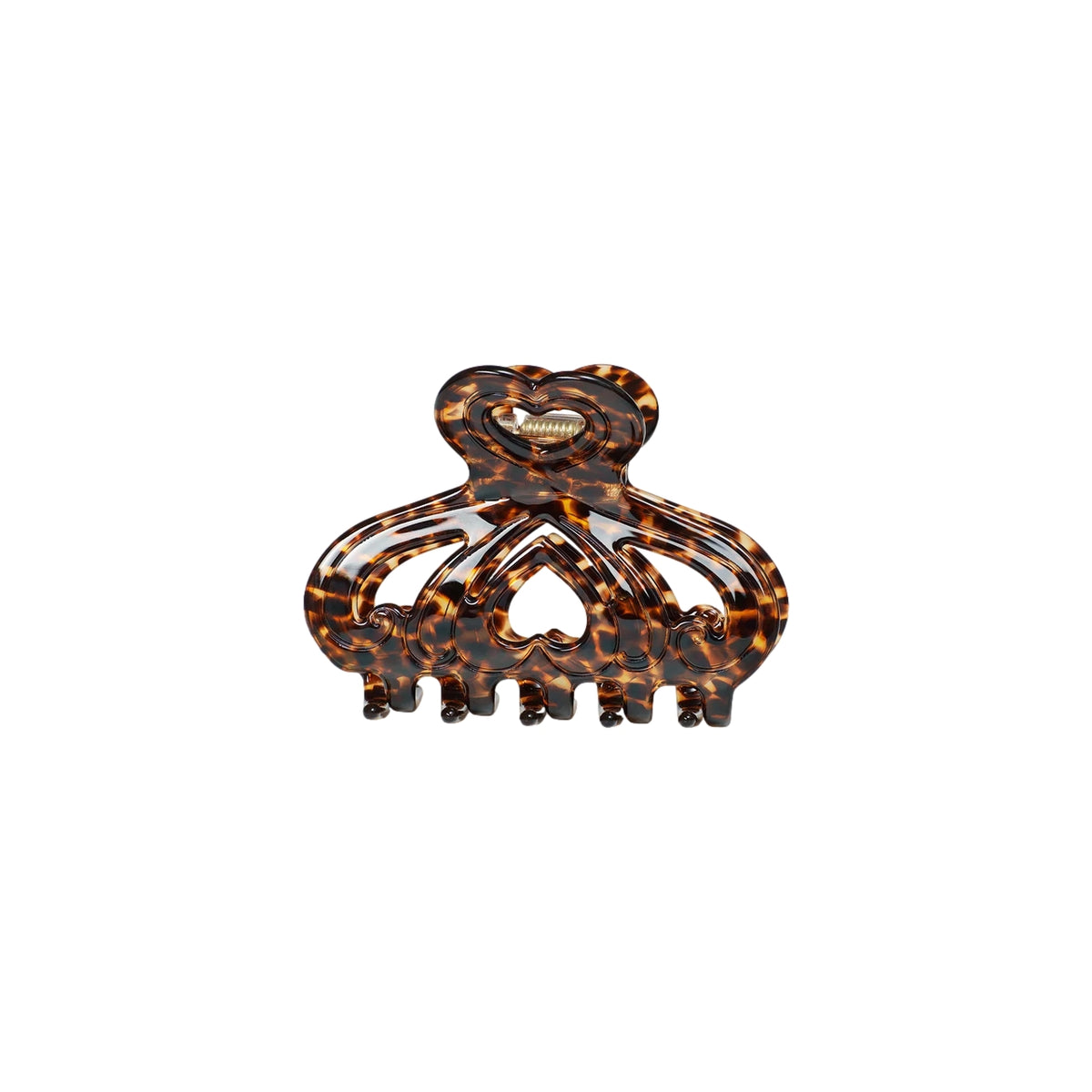 Maanesten Suyu Hair Claw Leopard Hårspenne Brun Mønster