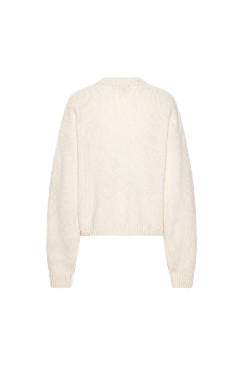 ROTATE Crewneck Sweater Genser Off-White