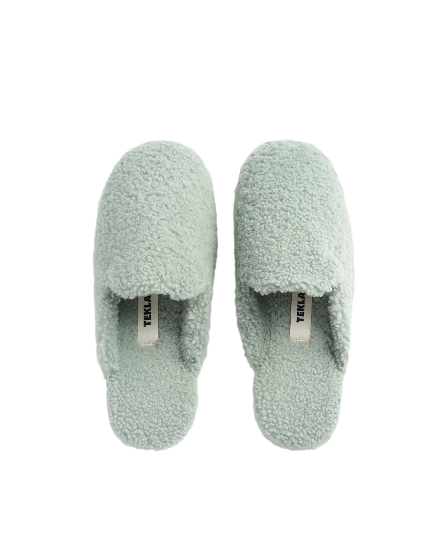 Tekla Slippers Teal Sko Mint