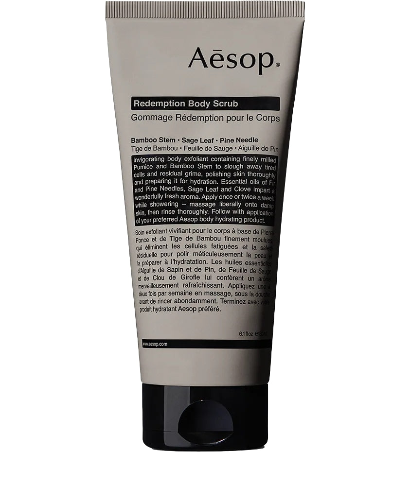 Aesop Redemption body scrub 180ml Body Gjennomsiktig - modostore.no