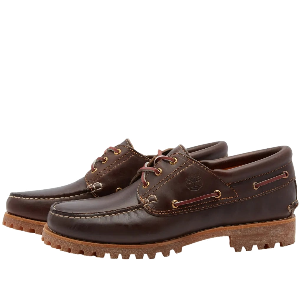 Timberland Authentics 3 Eye Classic Lug Brown Sko Mørkebrun - modostore.no