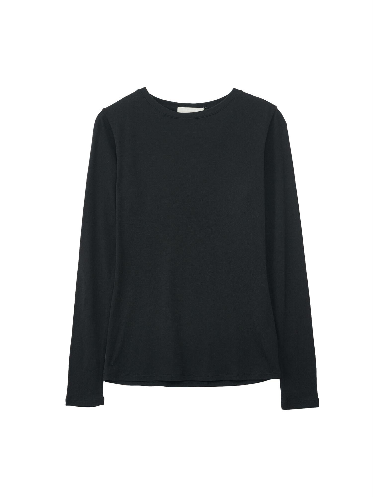 Julie Josephine Wool Roundneck Longsleeve Genser Sort