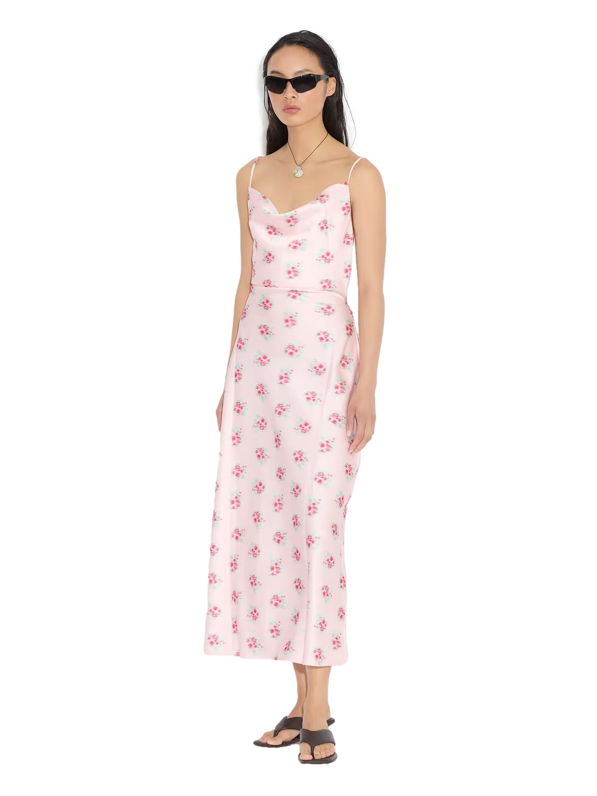 Holzweiler Eila Print Dress Kjole Rosa Mønster - modostore.no