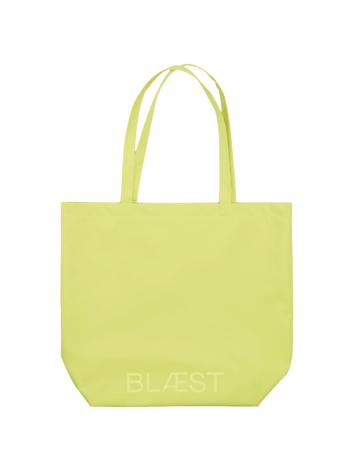 Blæst Moa Tote Tag Muted Lime Tote Bag Gul - modostore.no