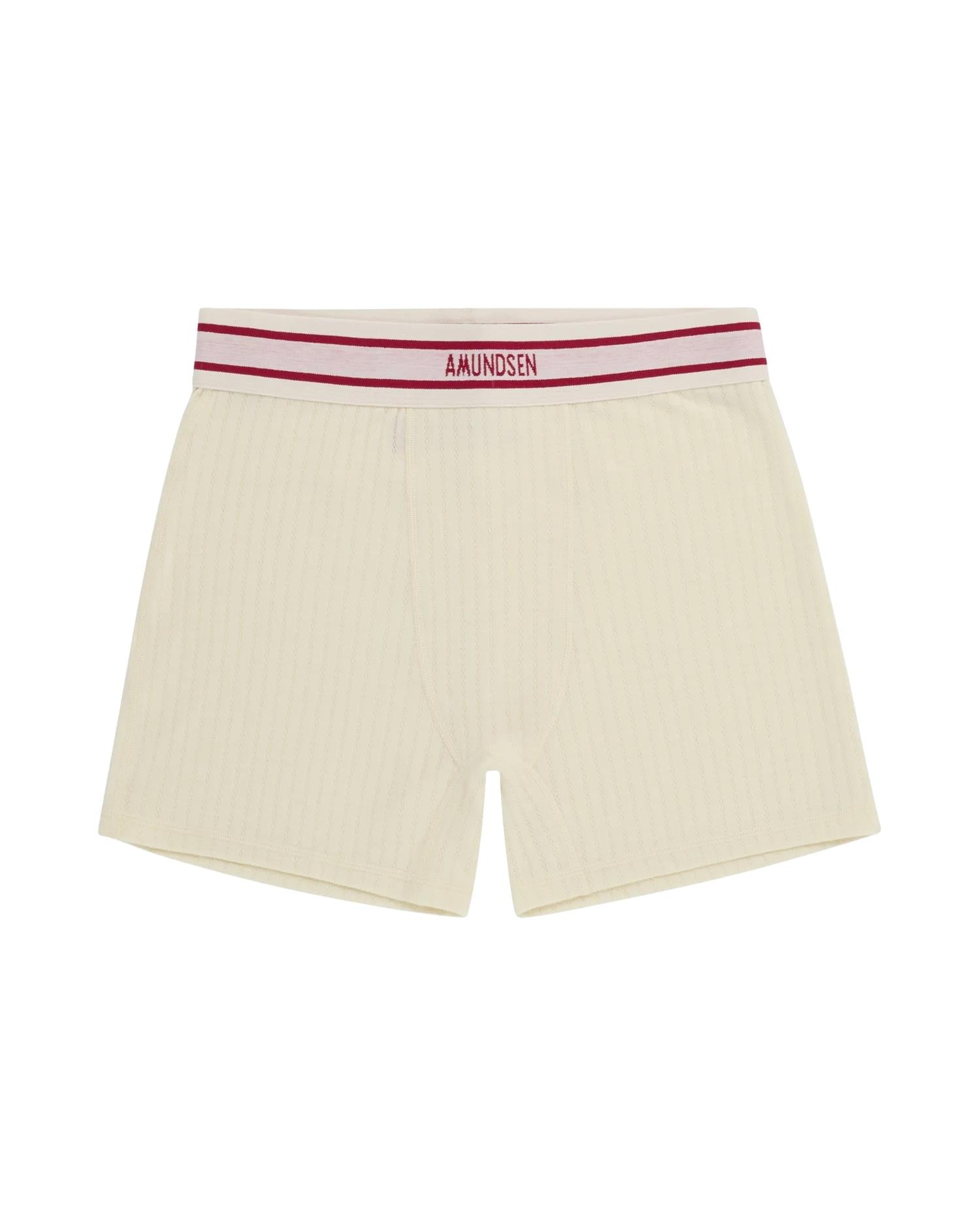 Amundsen Hero's Hide Boxers Mens Ullundertøy Off-White - modostore.no