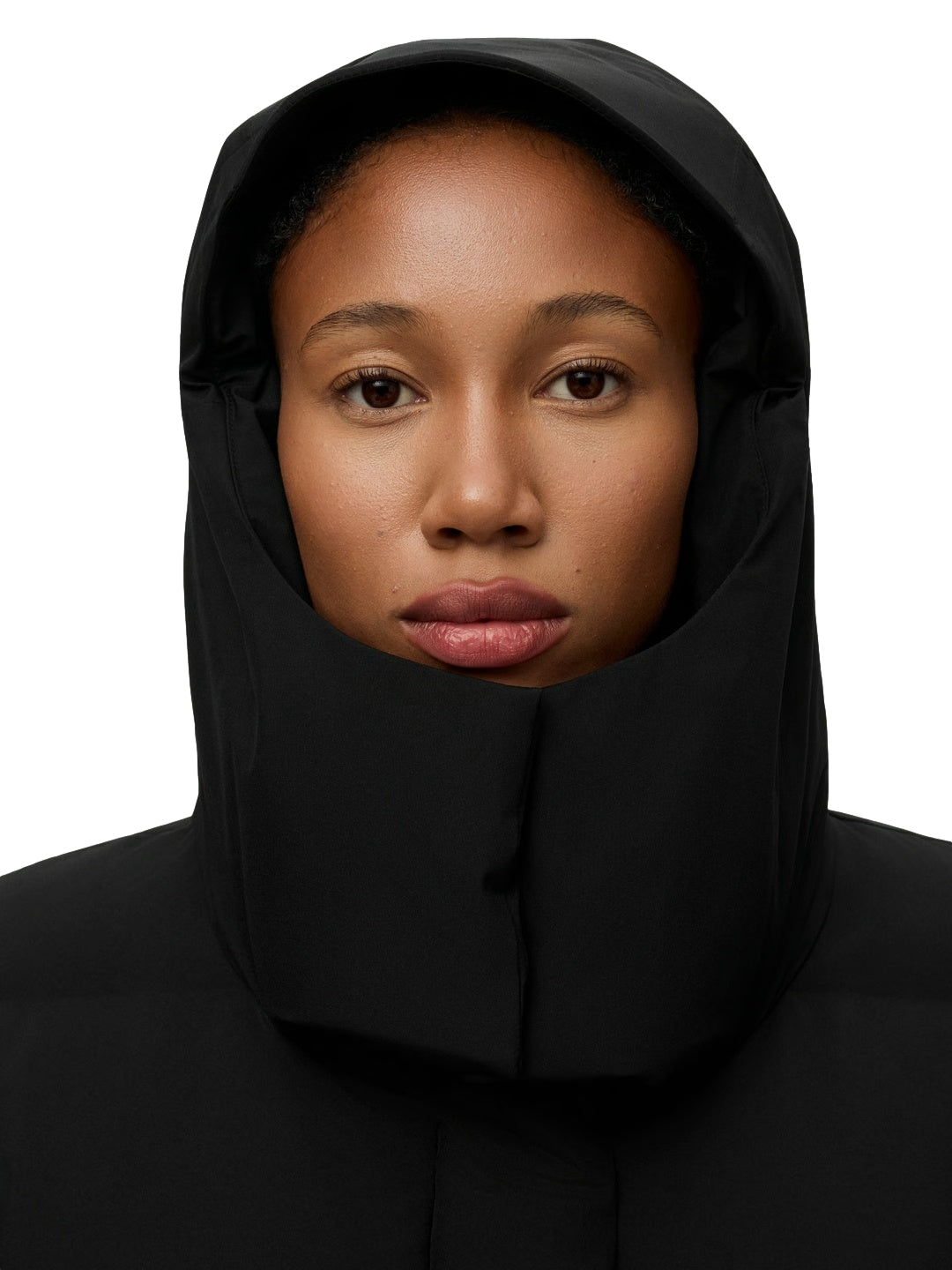 Blæst Selje Down Jacket Black Jakke Sort