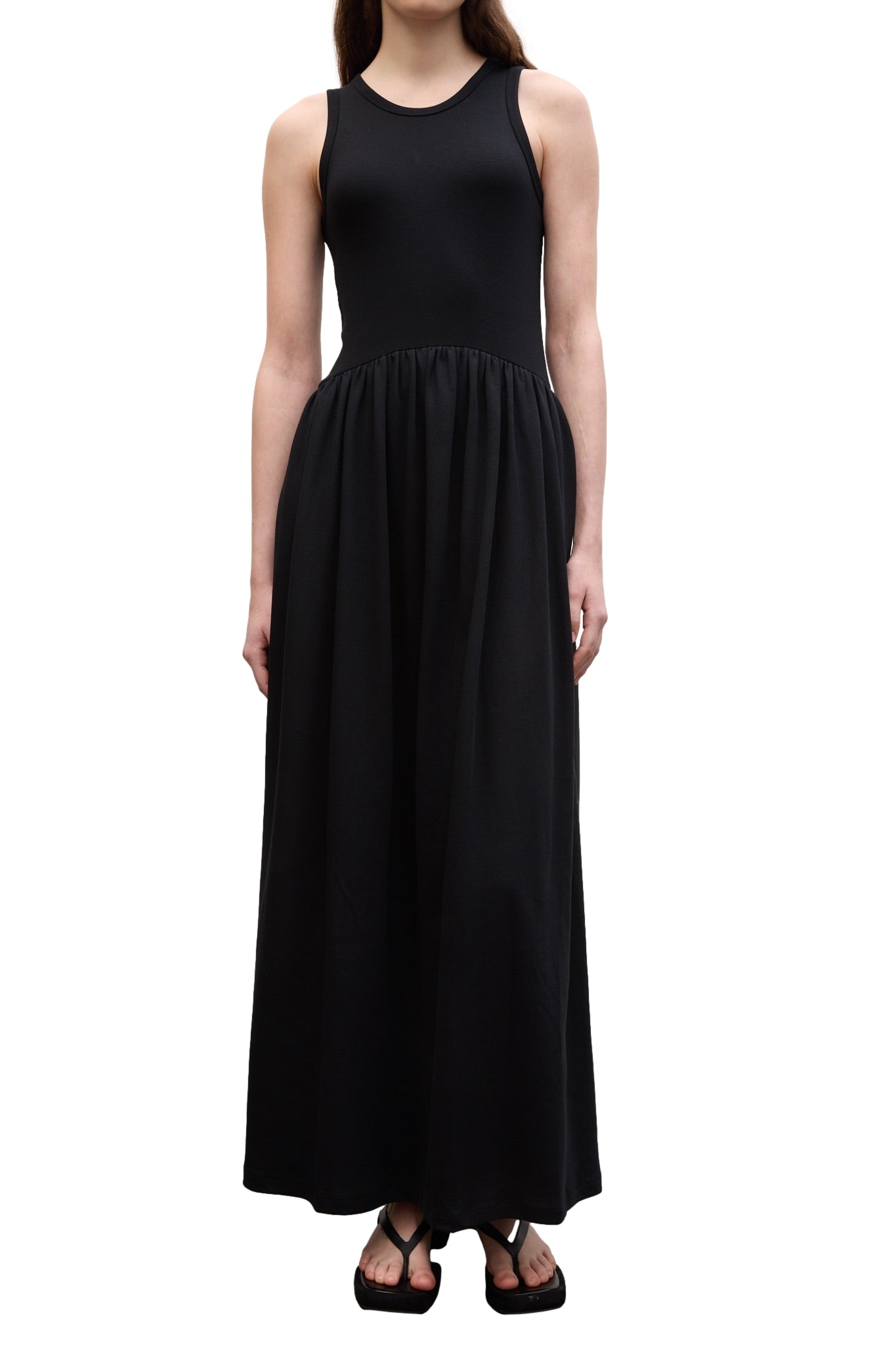 Julie Josephine Maxi Jersey Dress Kjole Sort