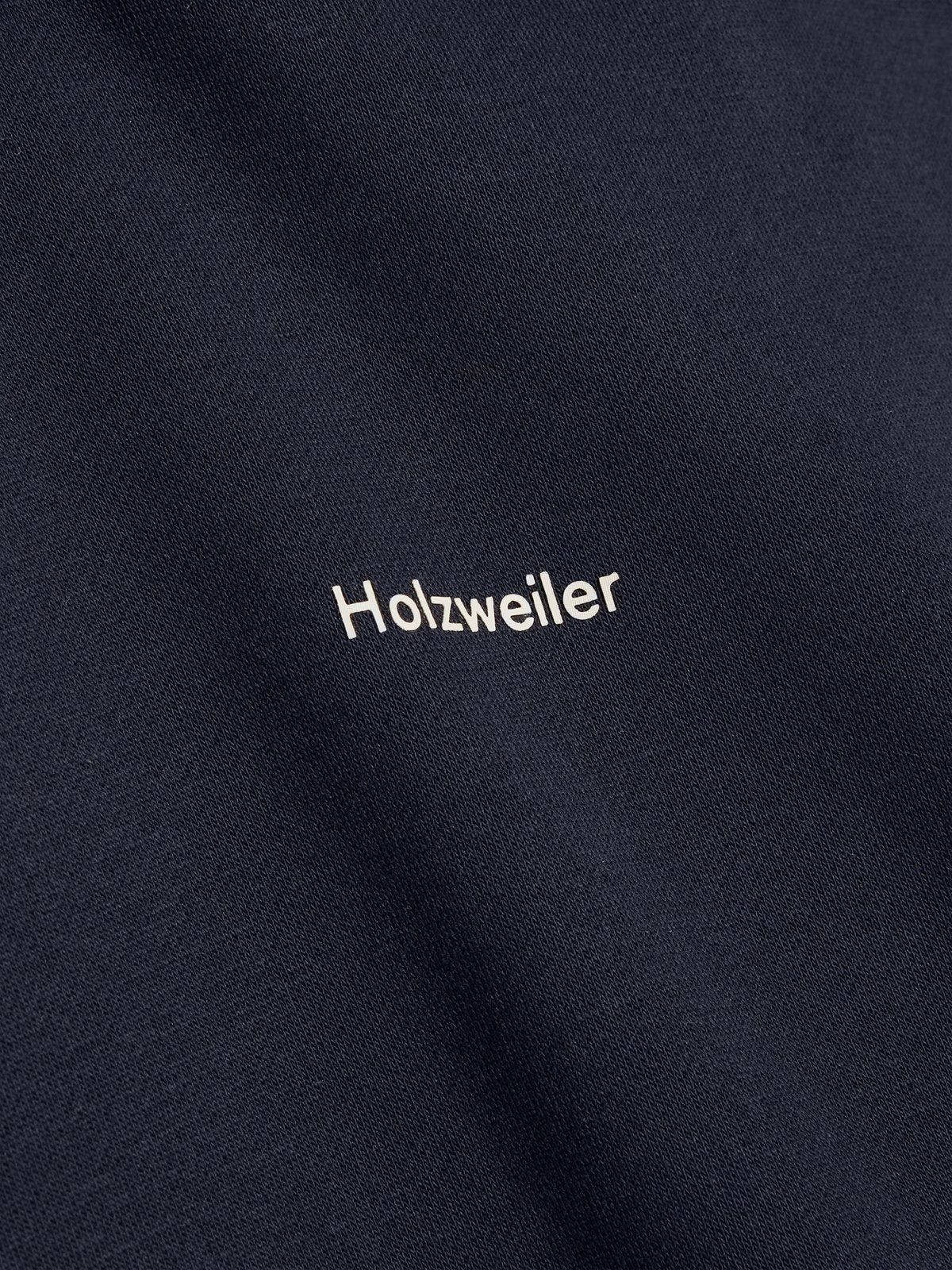 Holzweiler M Regular Hoodie Hettegenser Navy - modostore.no