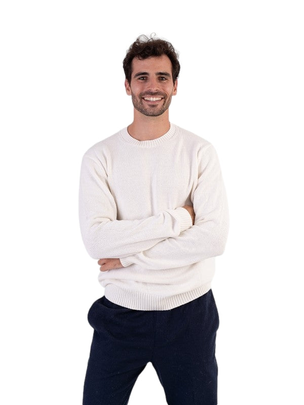 Cermino Boat Sweater Genser Off-White - modostore.no