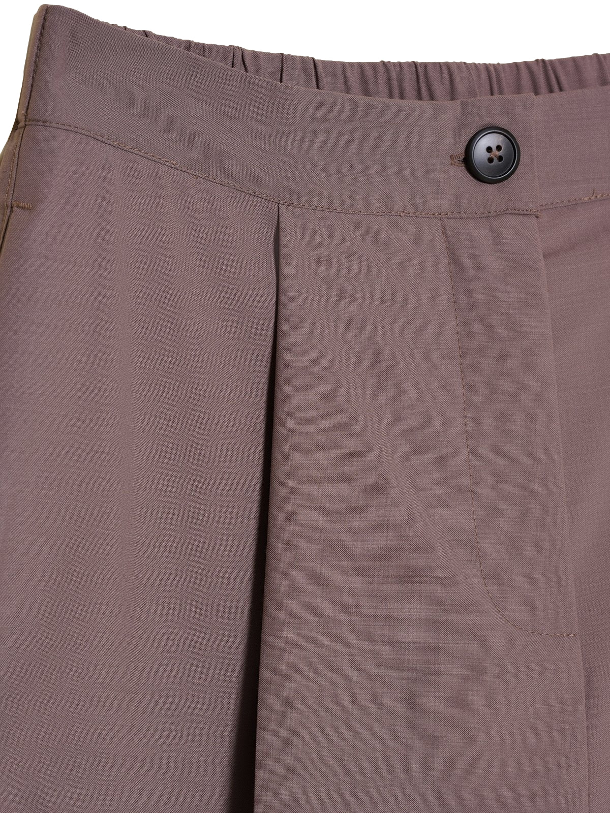 Holzweiler Cyra Pleat Trousers Bukse Brun - modostore.no