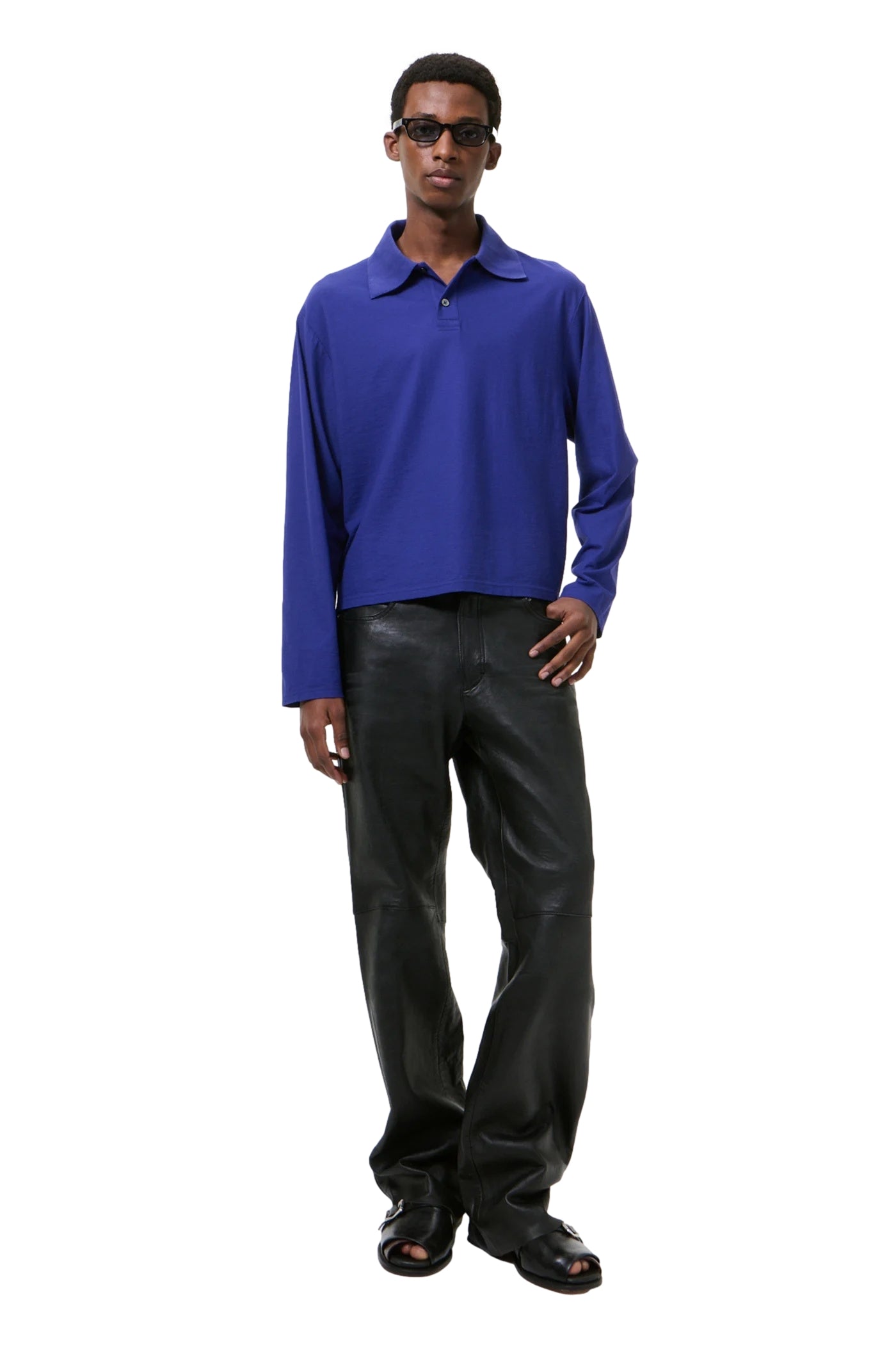 Our Legacy Rugby Longsleeve Longsleeve Blålilla - modostore.no