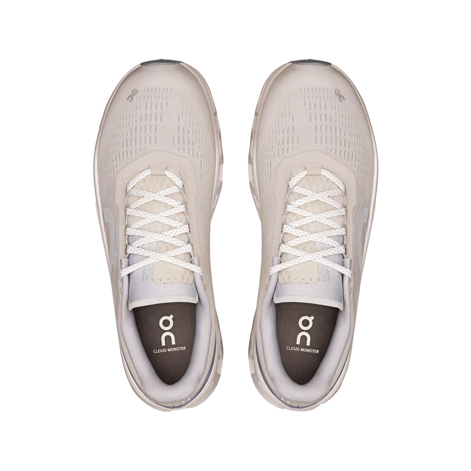 ON Cloudmonster 1 Pearl/Ivory Sko Lysegrå - modostore.no
