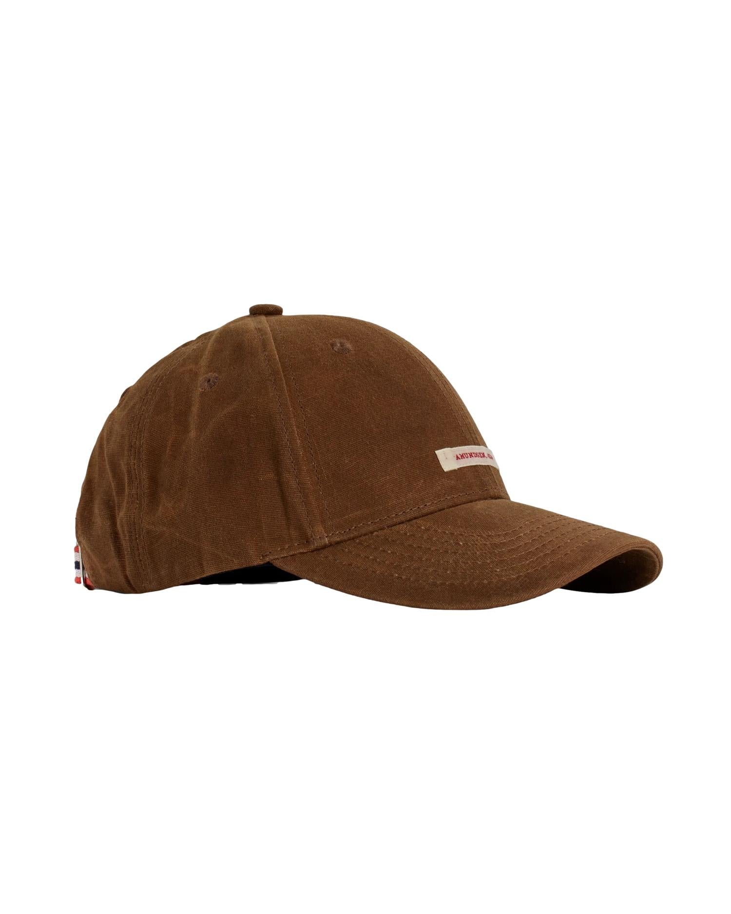 Amundsen Waxed Cotton Cap Caps Brun