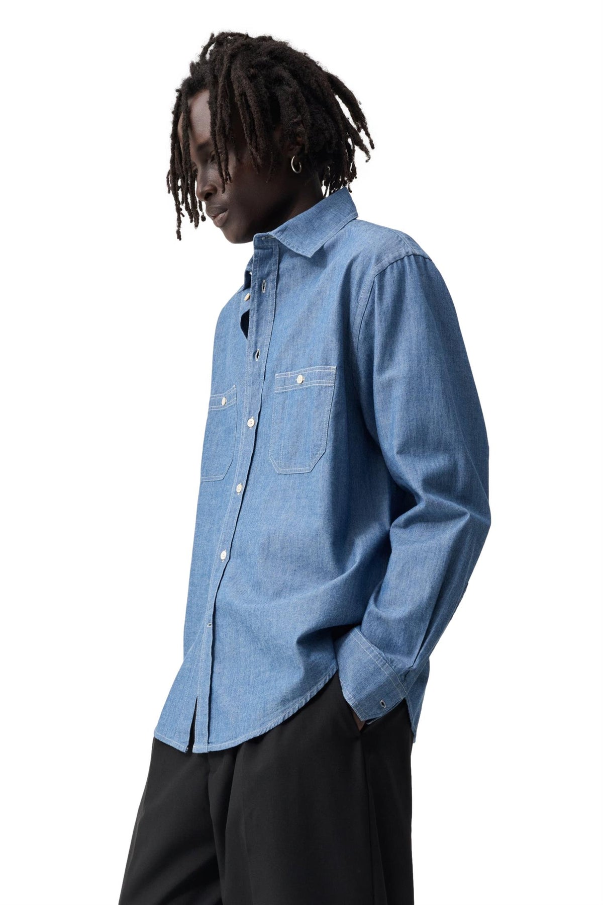 Livid Work Shirt Skjorte Blå