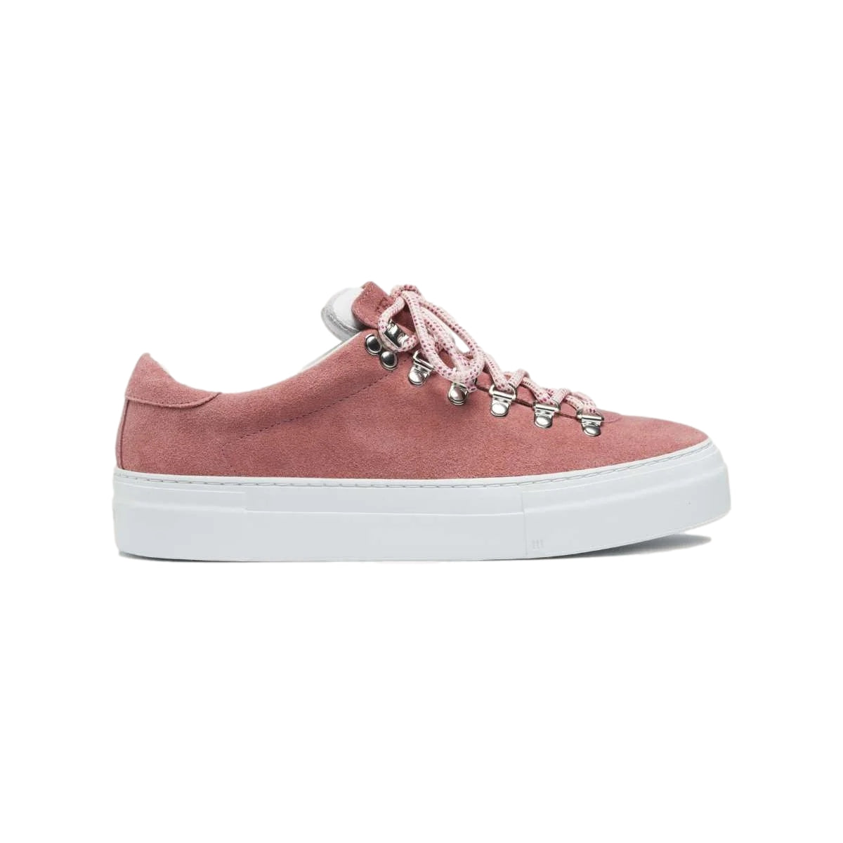 Diemme Marostica Low Platform Wild Rose Suede Sko Lakserosa