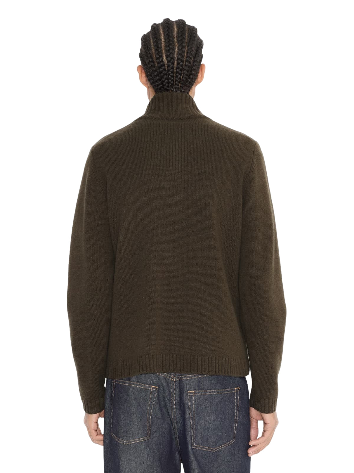 Holzweiler Andreas Zip-Up Cardigan Cardigan Mørkegrønn