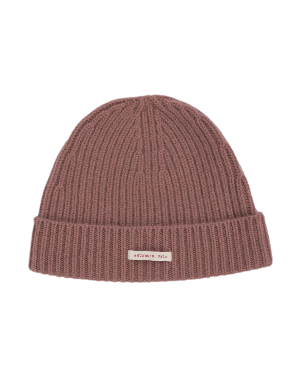 Amundsen Cashmere Beanie Lue Rustrød - modostore.no