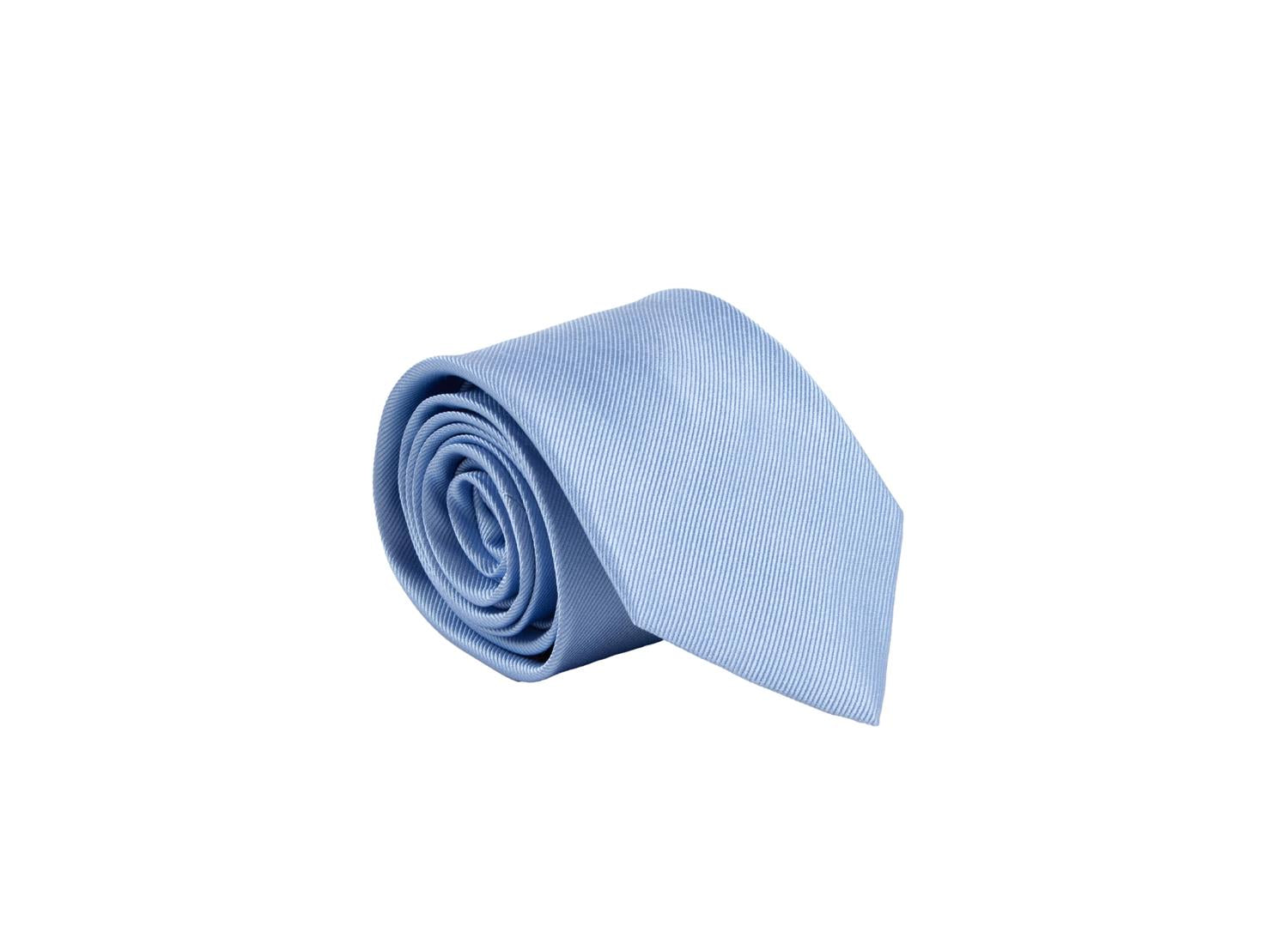 Manzini Montecristo Skara Vevd Silkeslips Slips Lyseblå - modostore.no