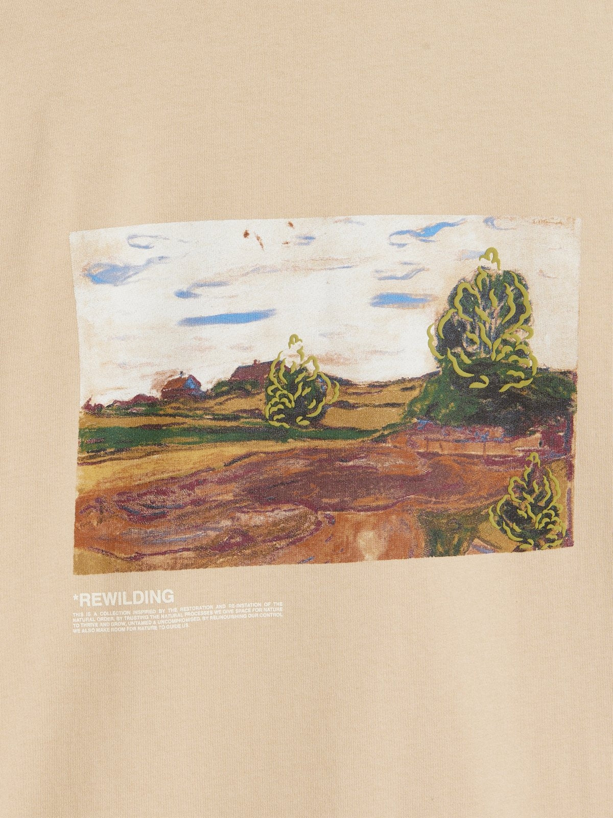 Holzweiler Ranger National Tee T-shirt Sand - modostore.no