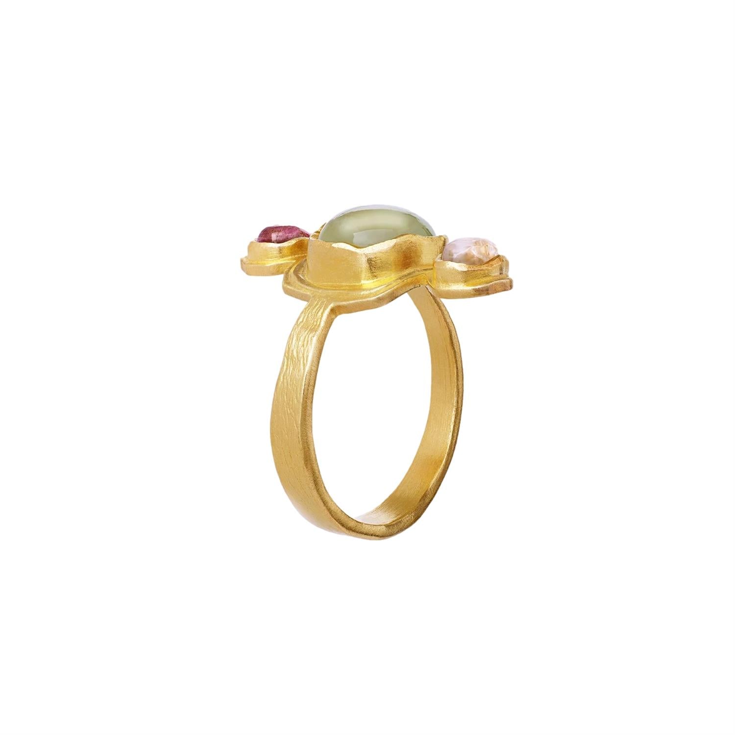 Maanesten Sara Ring Ring Gull - modostore.no