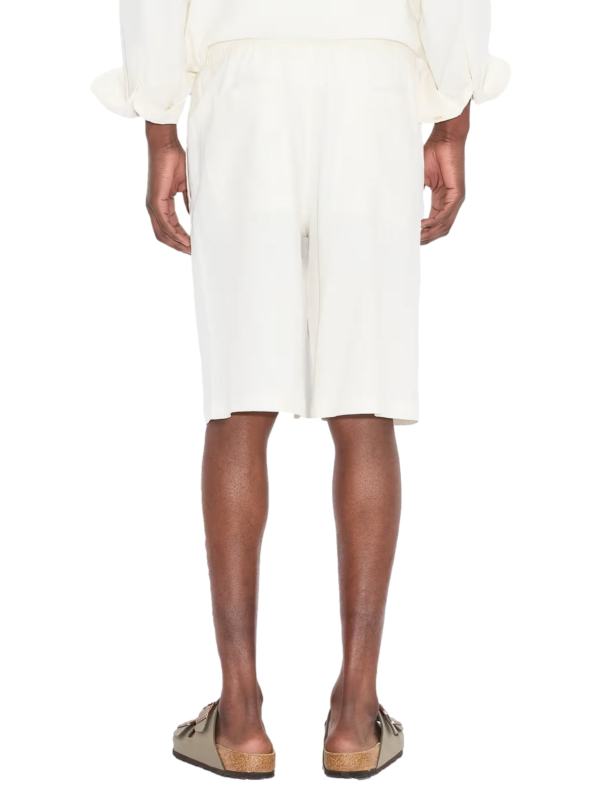 Holzweiler Lian Linen Shorts Shorts Ecru - modostore.no