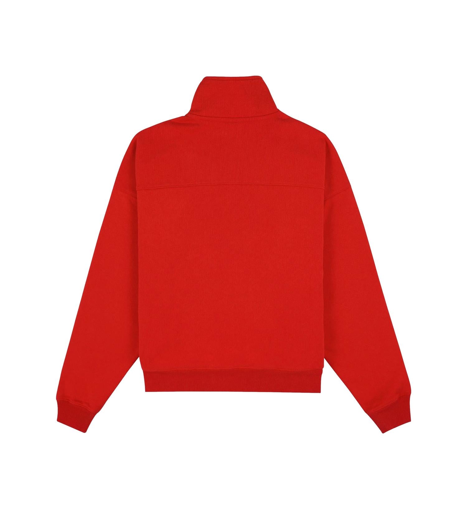 Sporty & Rich USA Quarter Zip Genser Rød - modostore.no