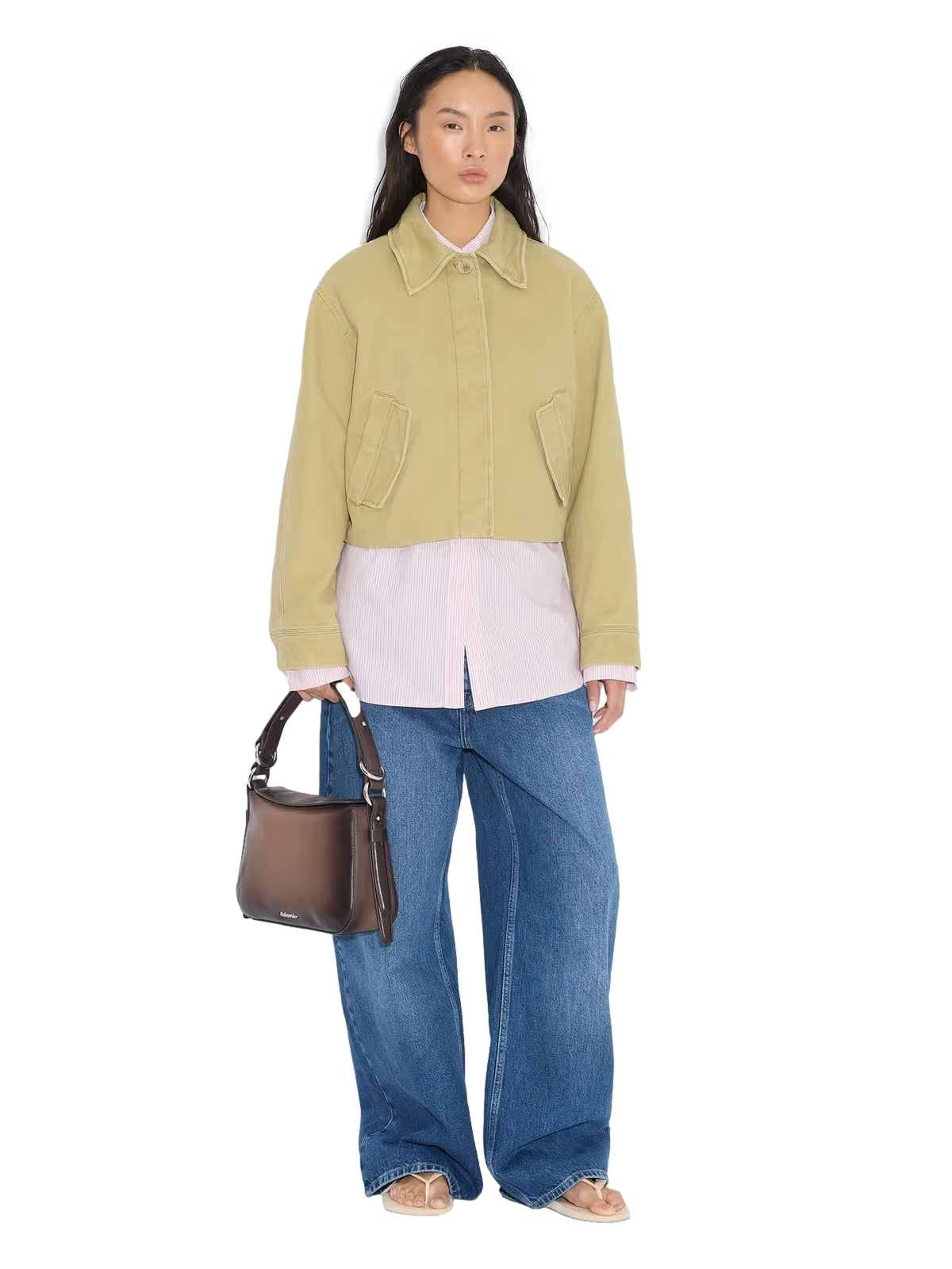 Holzweiler Bud Leather Bag Midi Veske Mørkebrun - modostore.no