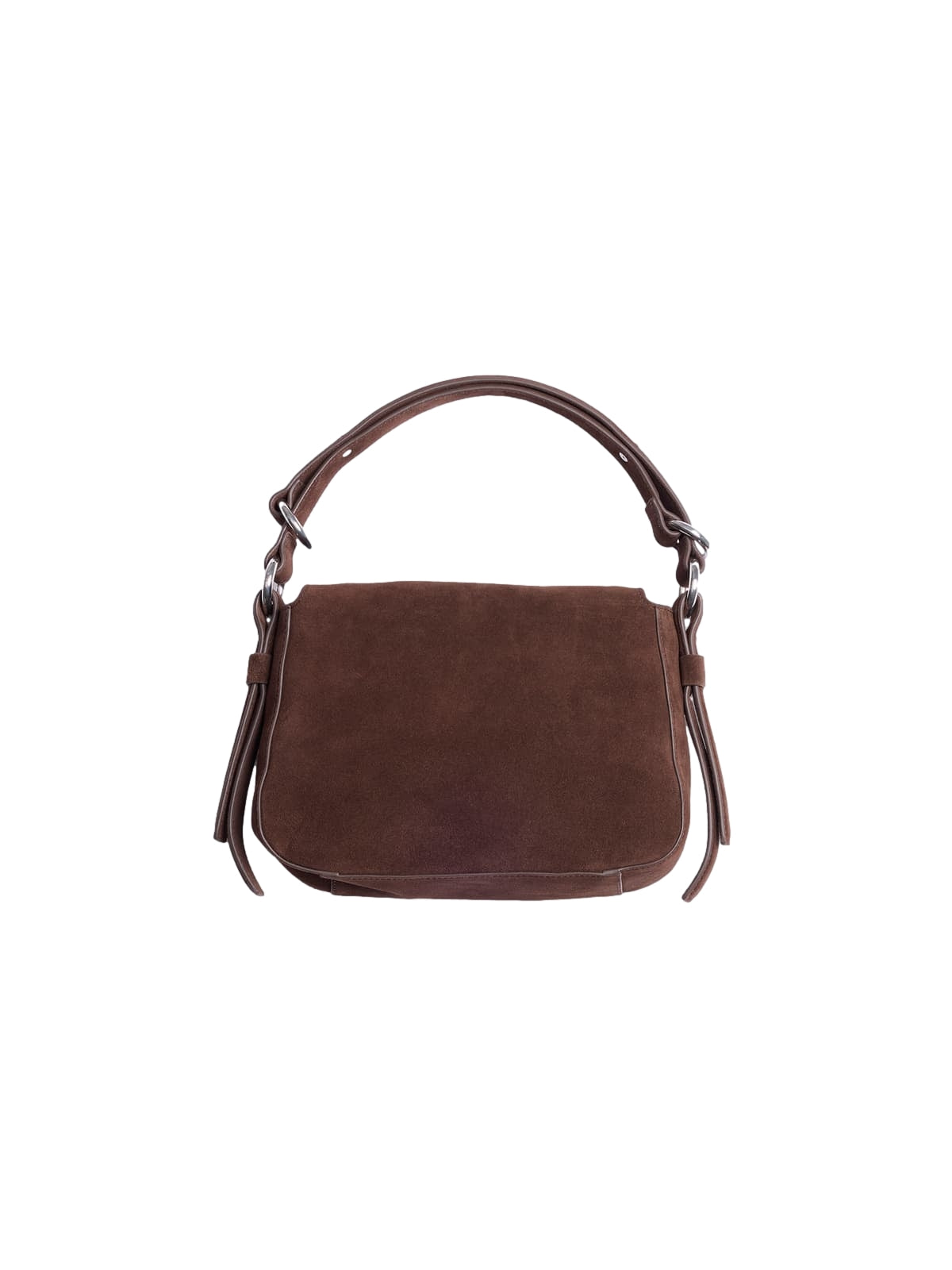 Holzweiler Bud Midi Suede Bag Veske Mørkebrun