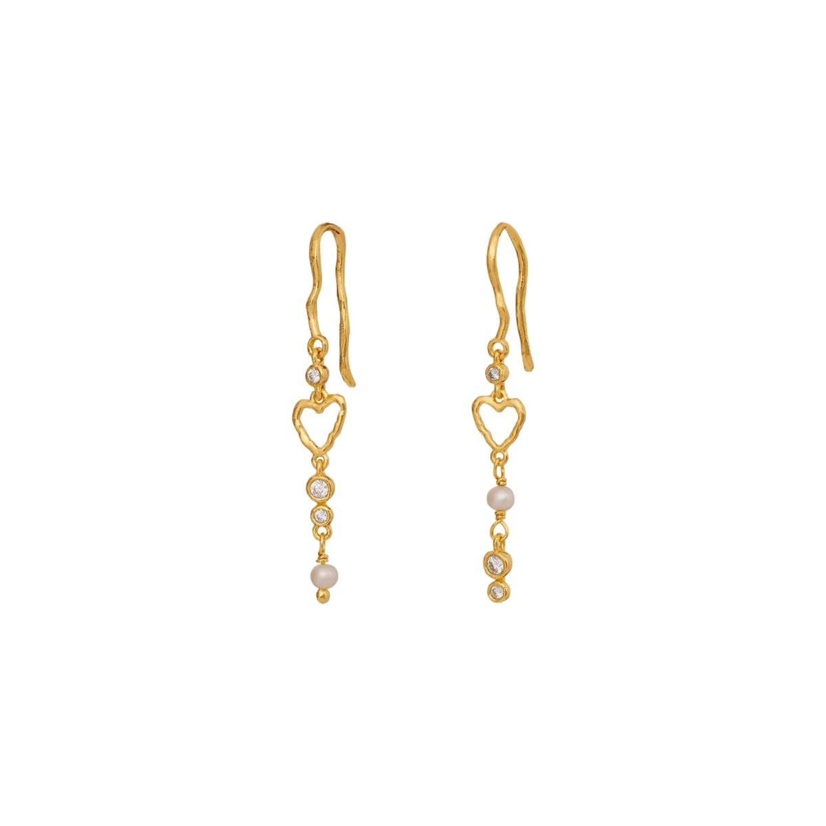 Maanesten Kali Earrings Øredobber Gull