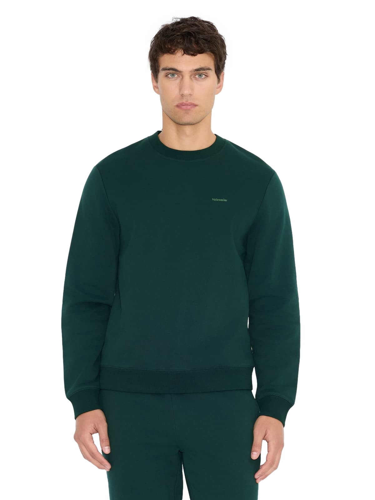 Holzweiler Andrew Crewneck Sweater Genser Flaskegrønn
